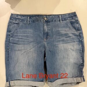 Lane Bryant Light Blue Jean Shorts